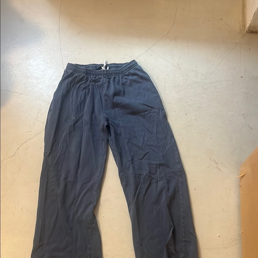 Brandy Melville Blue Drawstring Pants